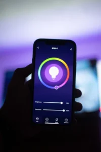 phone screen lighting automation